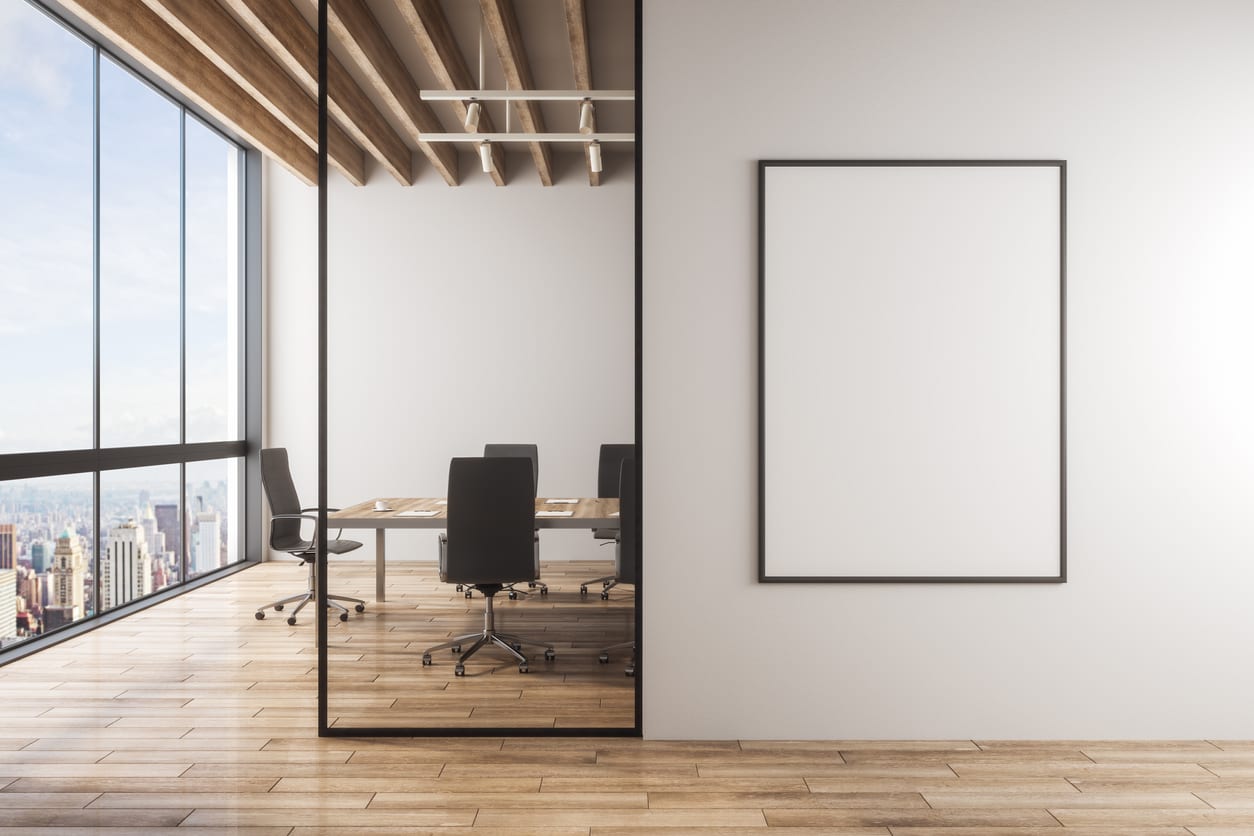 Modern meeting room interior